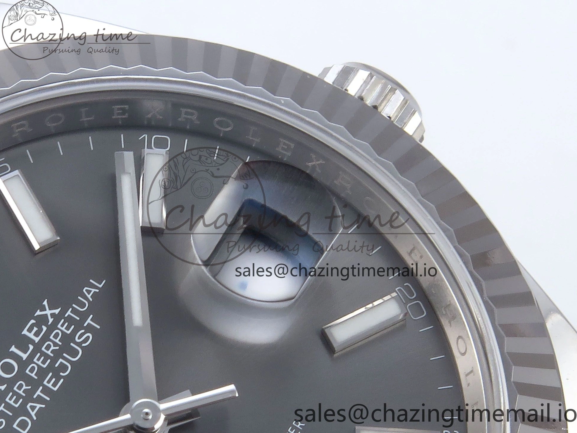 MiroTime 0320 DateJust 126334 41mm Clean 1:1 Best Edition 904L Steel Gray Stick Dial on Jubilee Bracelet VR TravelReady 895